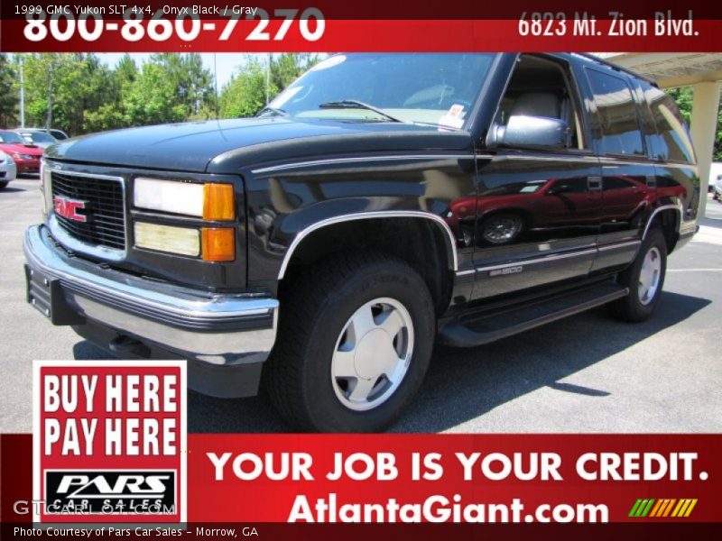 Onyx Black / Gray 1999 GMC Yukon SLT 4x4