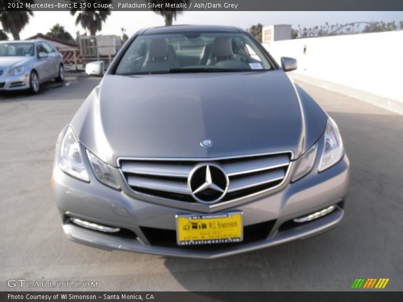 Palladium Silver Metallic / Ash/Dark Grey 2012 Mercedes-Benz E 350 Coupe