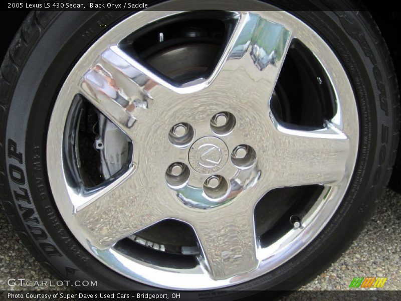 Black Onyx / Saddle 2005 Lexus LS 430 Sedan