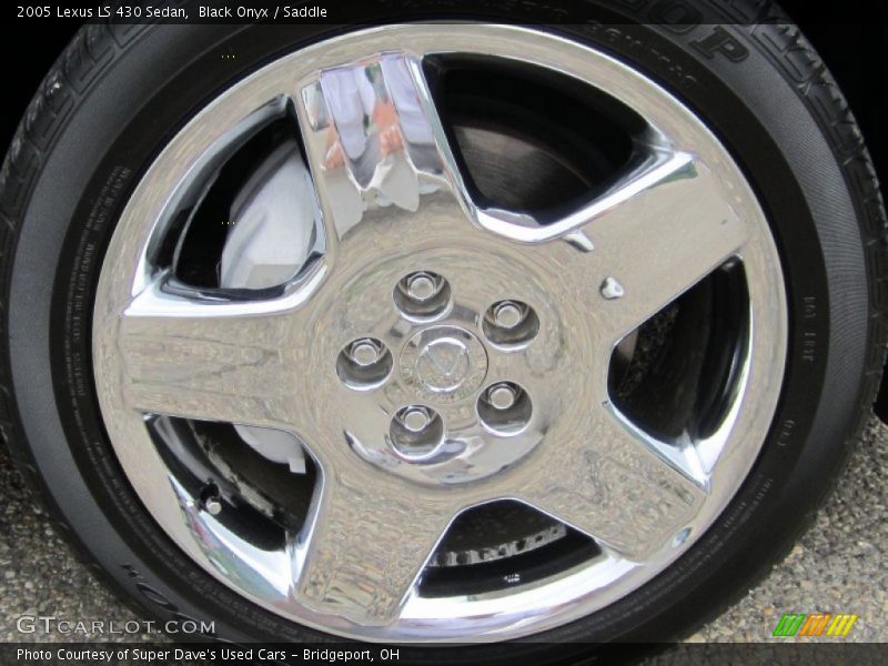 Black Onyx / Saddle 2005 Lexus LS 430 Sedan