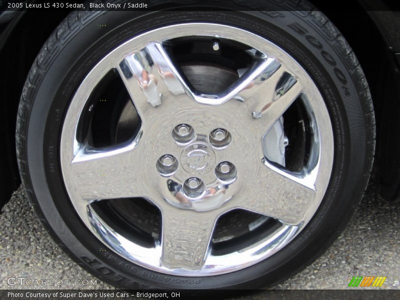 Black Onyx / Saddle 2005 Lexus LS 430 Sedan