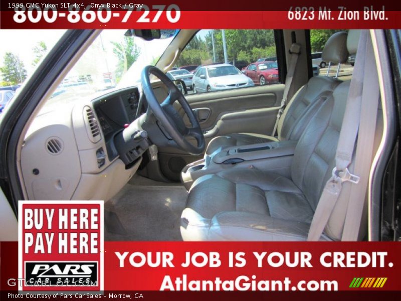 Onyx Black / Gray 1999 GMC Yukon SLT 4x4