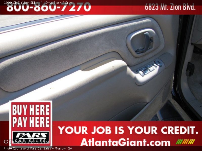 Onyx Black / Gray 1999 GMC Yukon SLT 4x4