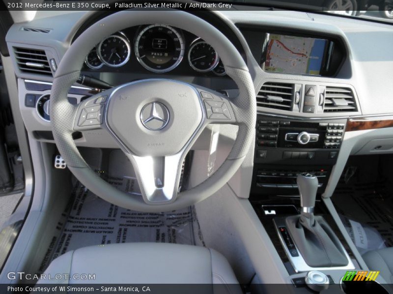 Palladium Silver Metallic / Ash/Dark Grey 2012 Mercedes-Benz E 350 Coupe