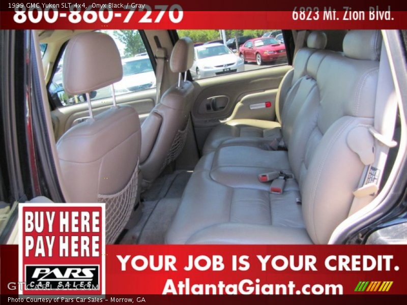 Onyx Black / Gray 1999 GMC Yukon SLT 4x4