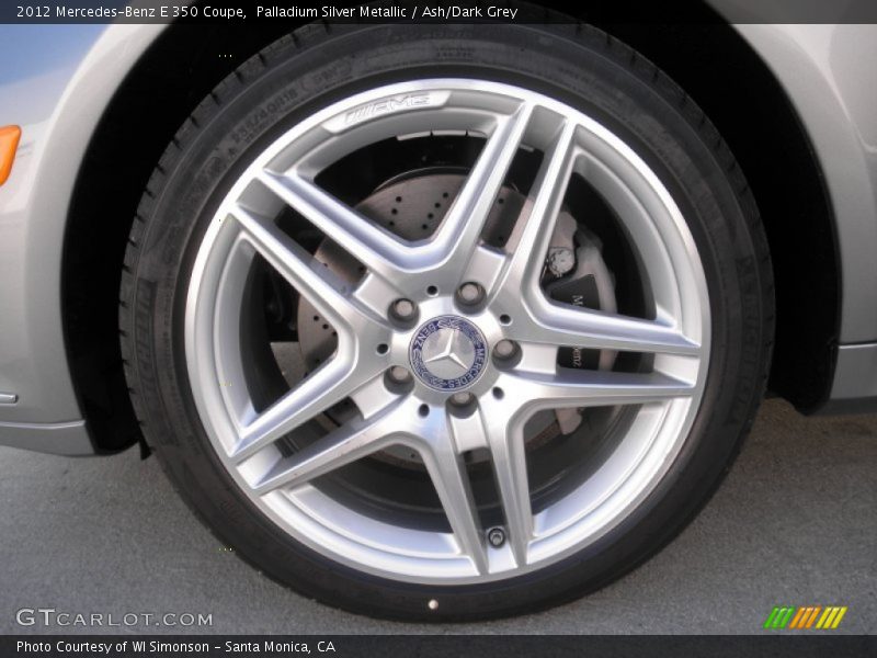 Palladium Silver Metallic / Ash/Dark Grey 2012 Mercedes-Benz E 350 Coupe