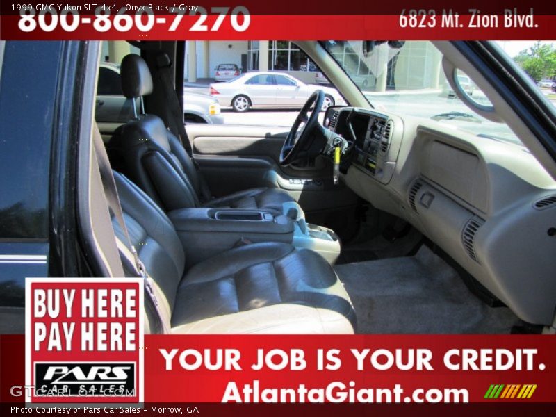 Onyx Black / Gray 1999 GMC Yukon SLT 4x4