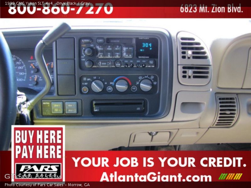 Onyx Black / Gray 1999 GMC Yukon SLT 4x4