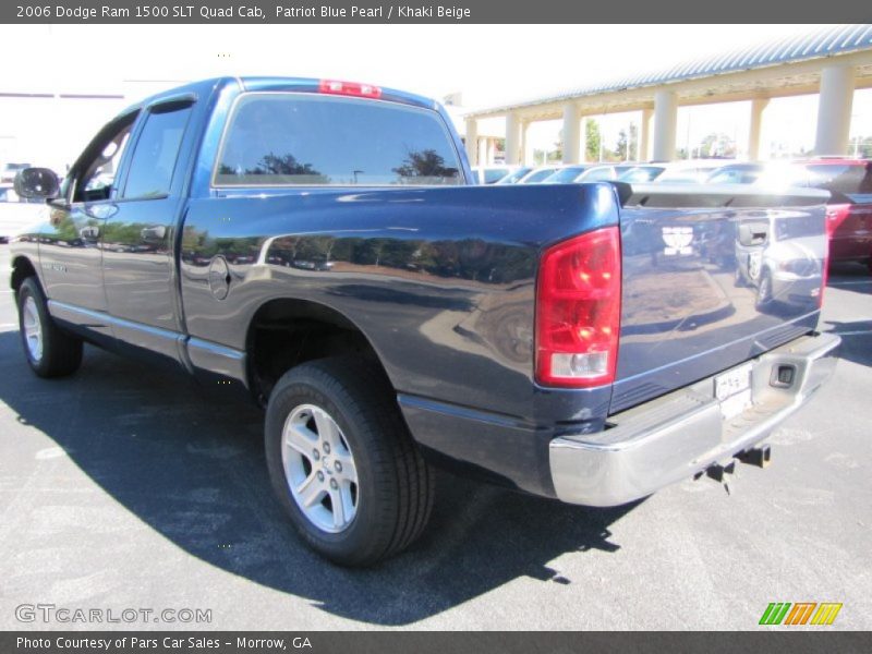 Patriot Blue Pearl / Khaki Beige 2006 Dodge Ram 1500 SLT Quad Cab