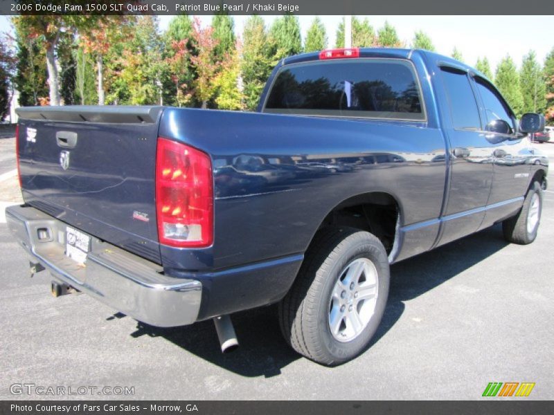 Patriot Blue Pearl / Khaki Beige 2006 Dodge Ram 1500 SLT Quad Cab