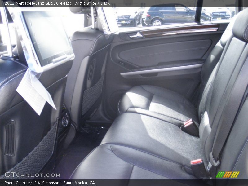 Arctic White / Black 2012 Mercedes-Benz GL 550 4Matic