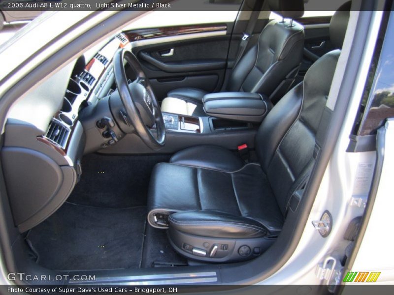  2006 A8 L W12 quattro Black Interior