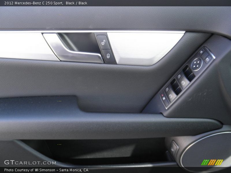 Black / Black 2012 Mercedes-Benz C 250 Sport