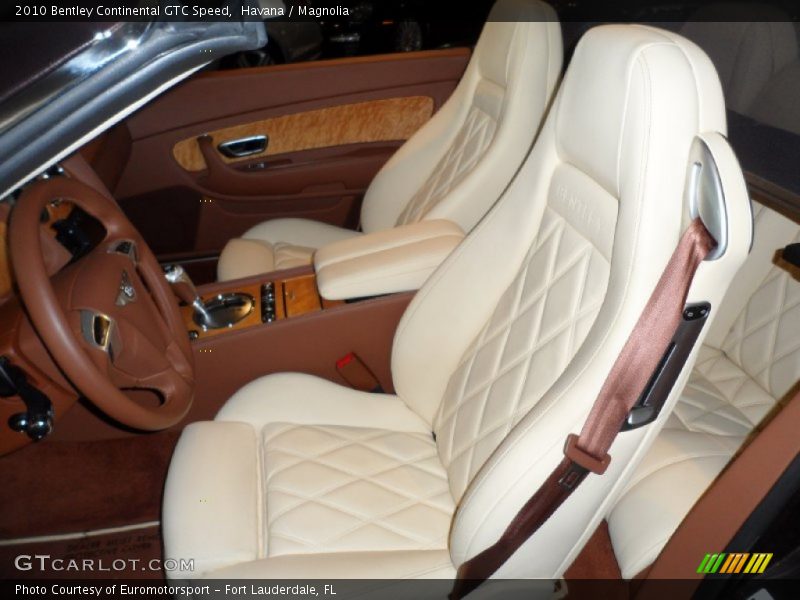  2010 Continental GTC Speed Magnolia Interior