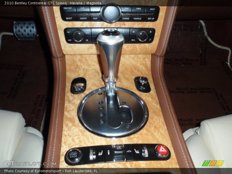  2010 Continental GTC Speed 6 Speed Automatic Shifter