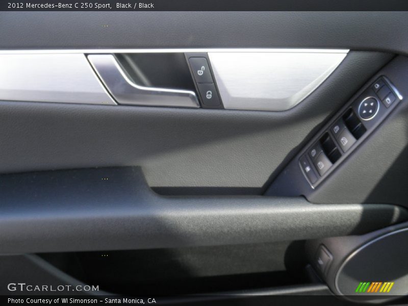 Black / Black 2012 Mercedes-Benz C 250 Sport