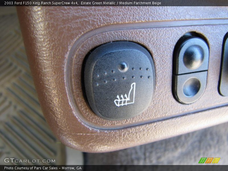 Estate Green Metallic / Medium Parchment Beige 2003 Ford F150 King Ranch SuperCrew 4x4