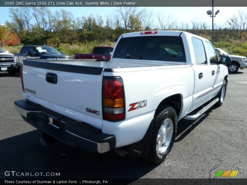 Summit White / Dark Pewter 2005 GMC Sierra 1500 Z71 Crew Cab 4x4