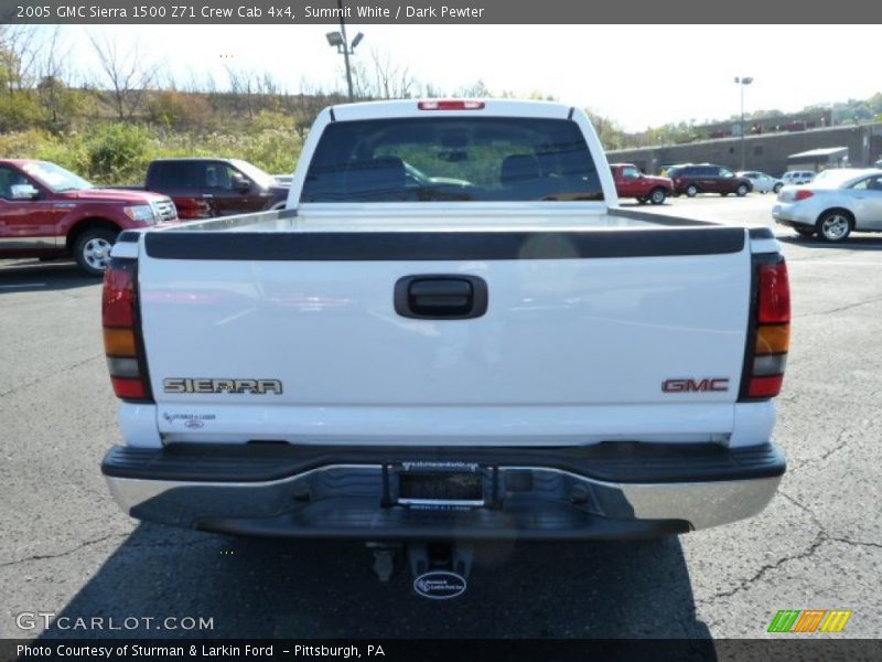 Summit White / Dark Pewter 2005 GMC Sierra 1500 Z71 Crew Cab 4x4