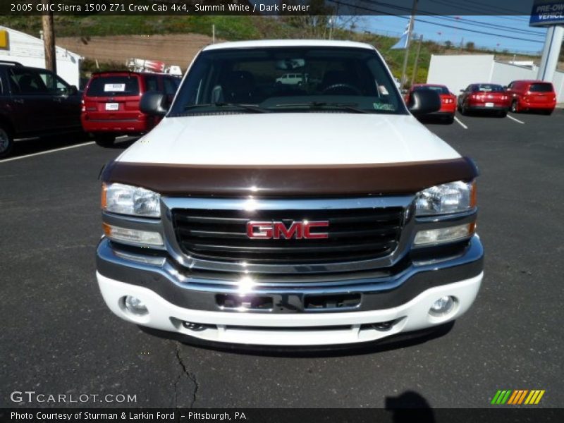 Summit White / Dark Pewter 2005 GMC Sierra 1500 Z71 Crew Cab 4x4
