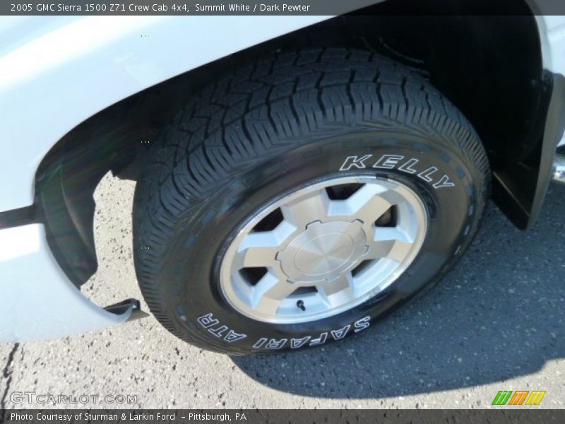 Summit White / Dark Pewter 2005 GMC Sierra 1500 Z71 Crew Cab 4x4