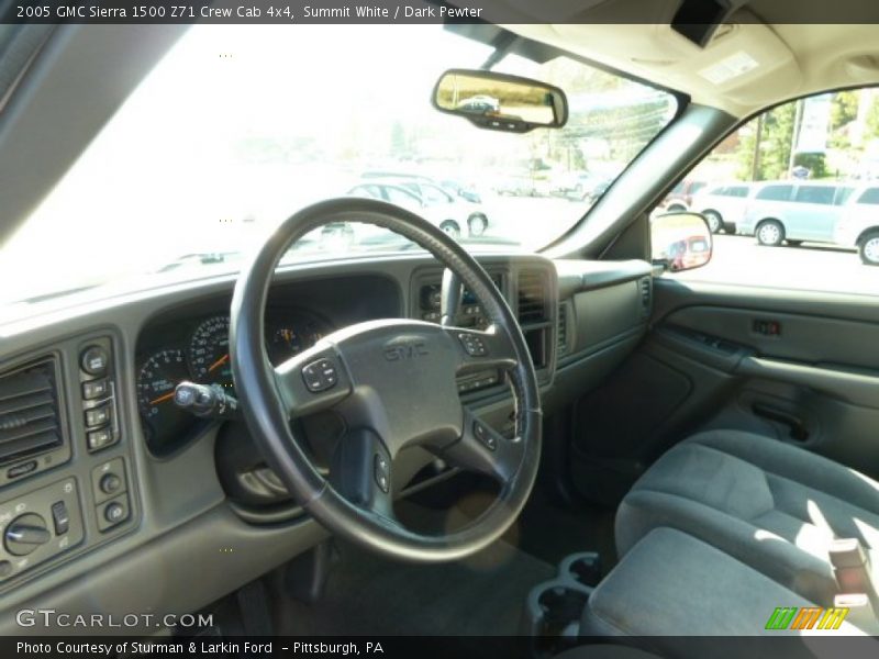 Summit White / Dark Pewter 2005 GMC Sierra 1500 Z71 Crew Cab 4x4