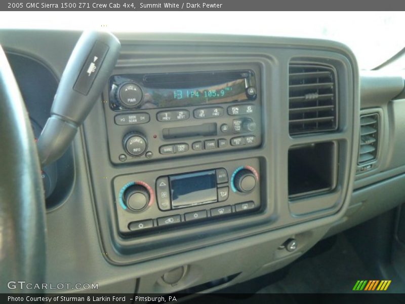Summit White / Dark Pewter 2005 GMC Sierra 1500 Z71 Crew Cab 4x4