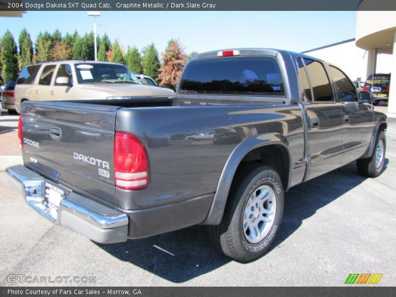 Graphite Metallic / Dark Slate Gray 2004 Dodge Dakota SXT Quad Cab