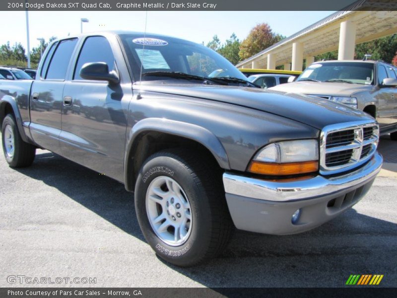 Graphite Metallic / Dark Slate Gray 2004 Dodge Dakota SXT Quad Cab