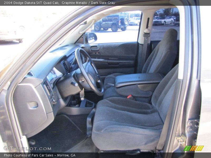 Graphite Metallic / Dark Slate Gray 2004 Dodge Dakota SXT Quad Cab