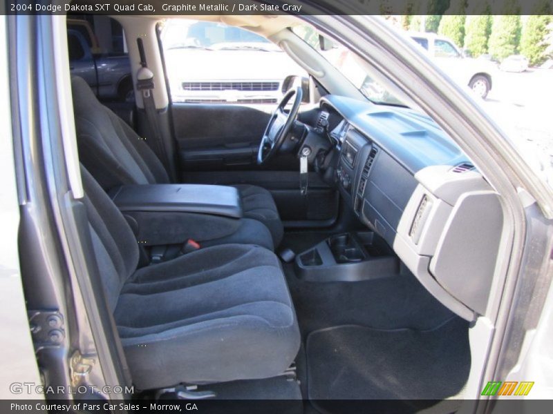 Graphite Metallic / Dark Slate Gray 2004 Dodge Dakota SXT Quad Cab