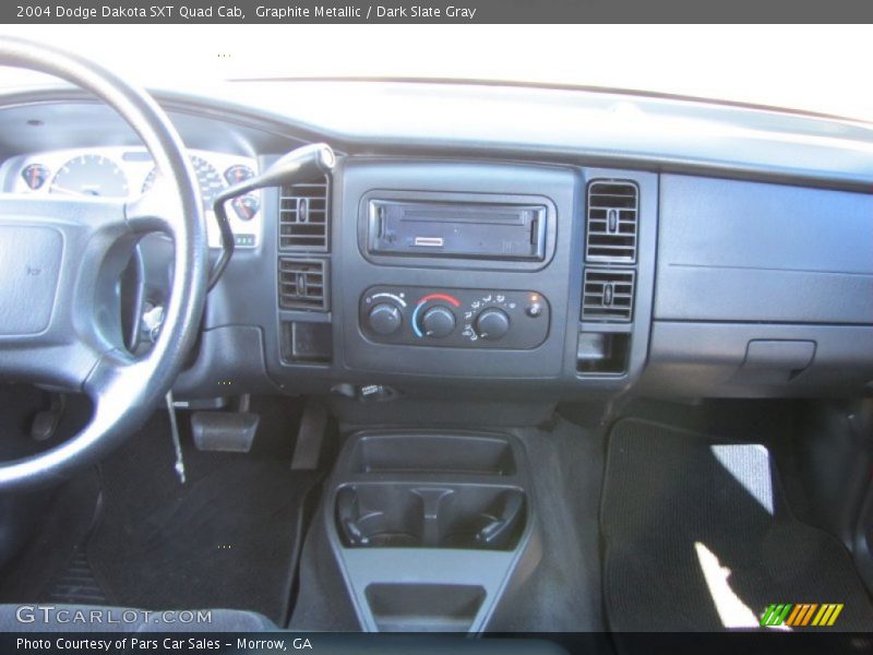 Graphite Metallic / Dark Slate Gray 2004 Dodge Dakota SXT Quad Cab