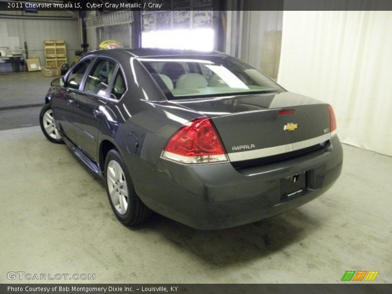 Cyber Gray Metallic / Gray 2011 Chevrolet Impala LS