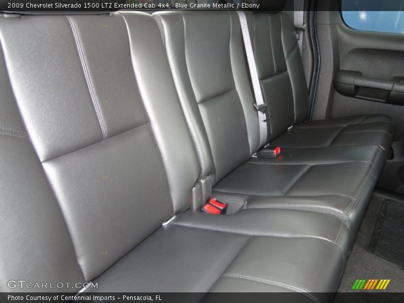 Blue Granite Metallic / Ebony 2009 Chevrolet Silverado 1500 LTZ Extended Cab 4x4