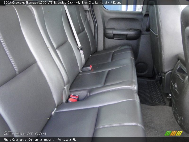 Blue Granite Metallic / Ebony 2009 Chevrolet Silverado 1500 LTZ Extended Cab 4x4