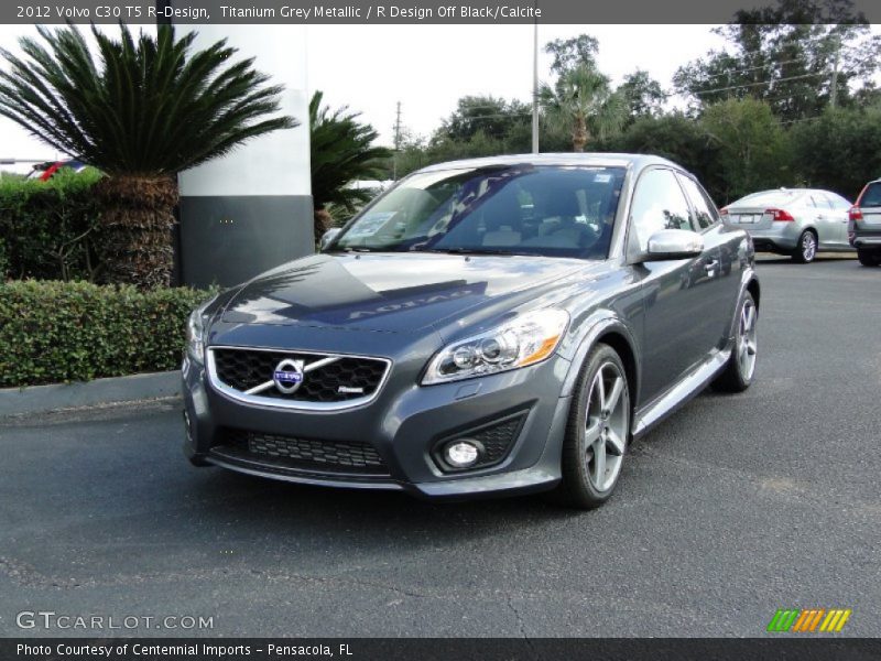 Titanium Grey Metallic / R Design Off Black/Calcite 2012 Volvo C30 T5 R-Design