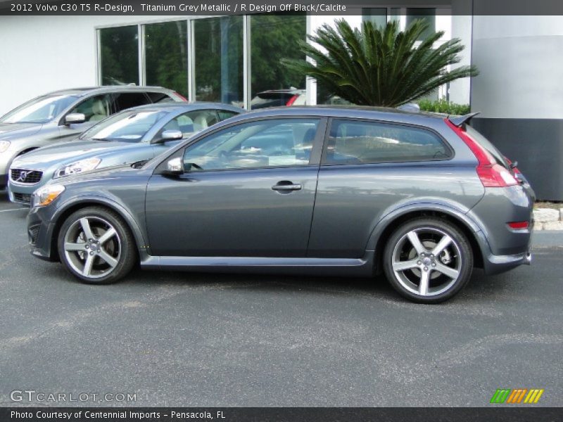 Titanium Grey Metallic / R Design Off Black/Calcite 2012 Volvo C30 T5 R-Design