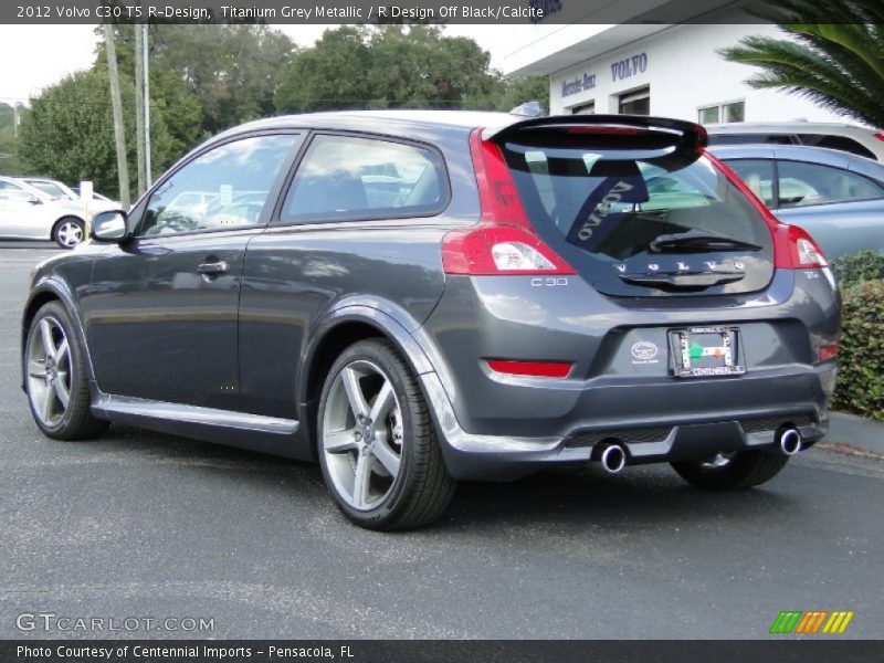 Titanium Grey Metallic / R Design Off Black/Calcite 2012 Volvo C30 T5 R-Design