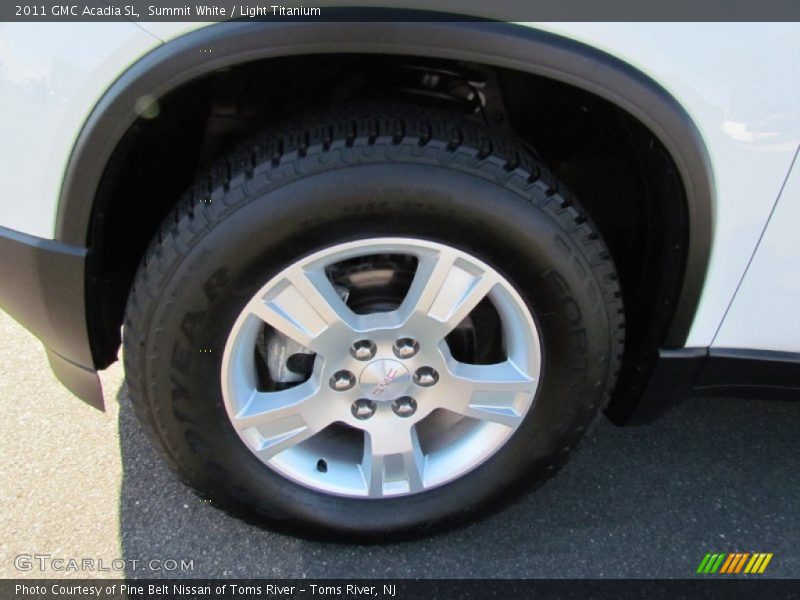 Summit White / Light Titanium 2011 GMC Acadia SL