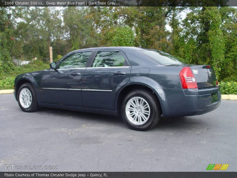 Deep Water Blue Pearl / Dark Slate Gray 2008 Chrysler 300 LX