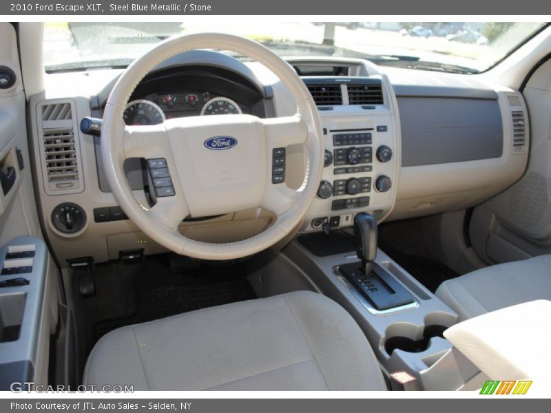 Steel Blue Metallic / Stone 2010 Ford Escape XLT