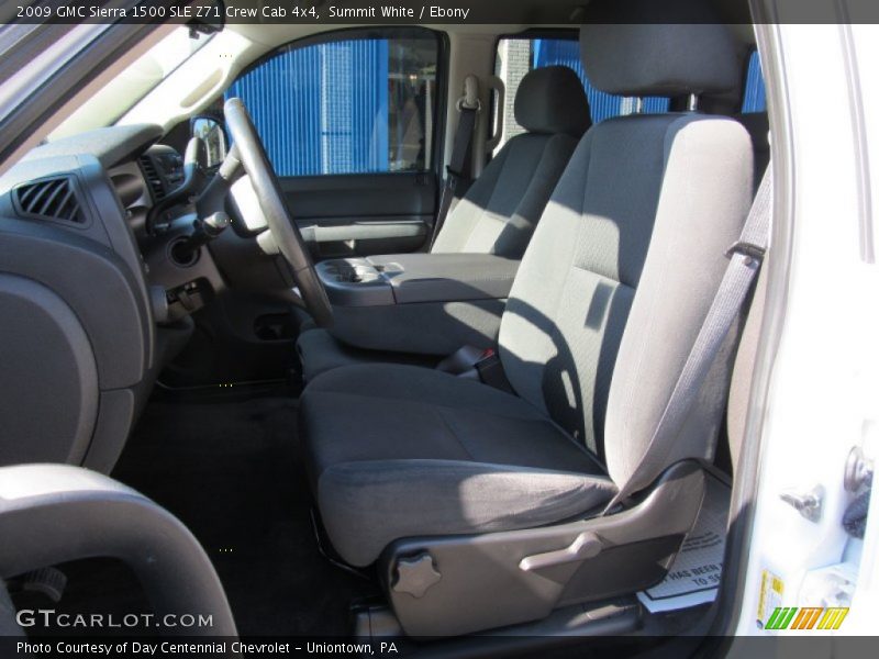 Summit White / Ebony 2009 GMC Sierra 1500 SLE Z71 Crew Cab 4x4