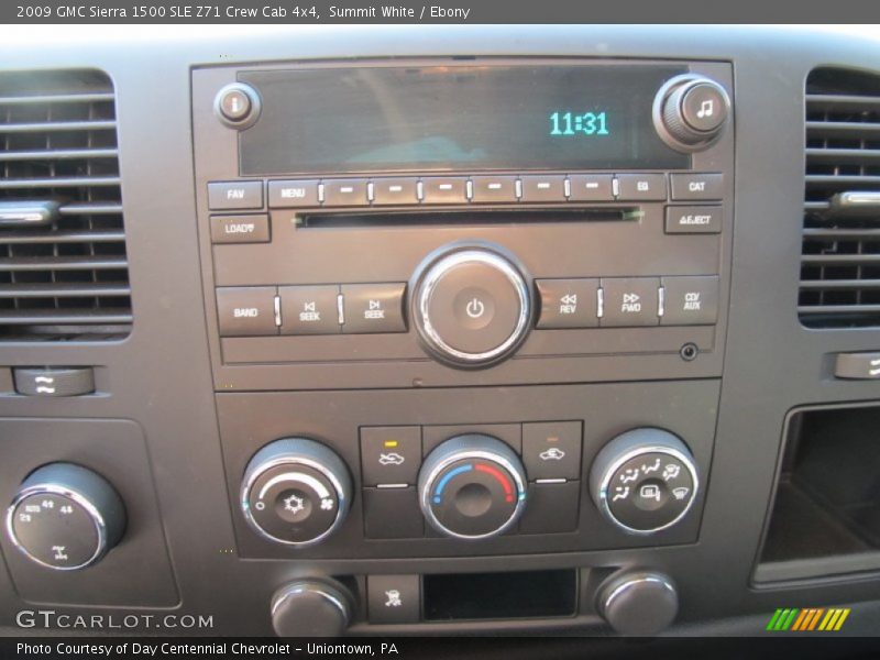 Summit White / Ebony 2009 GMC Sierra 1500 SLE Z71 Crew Cab 4x4