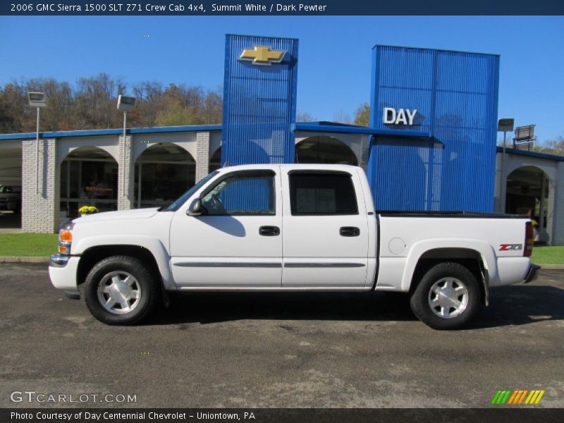 Summit White / Dark Pewter 2006 GMC Sierra 1500 SLT Z71 Crew Cab 4x4