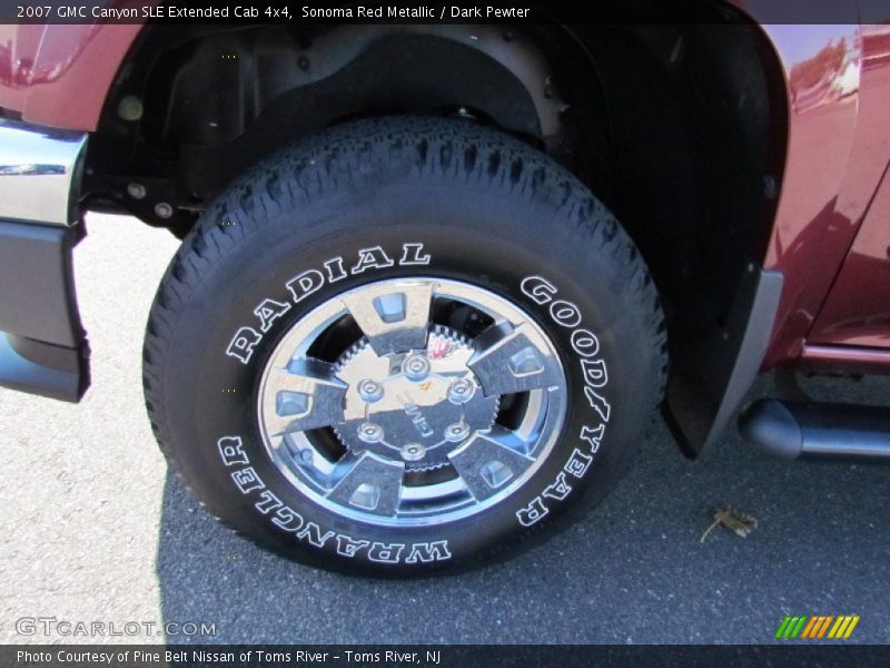 Sonoma Red Metallic / Dark Pewter 2007 GMC Canyon SLE Extended Cab 4x4