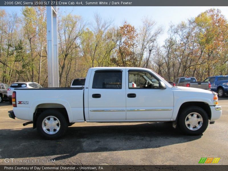 Summit White / Dark Pewter 2006 GMC Sierra 1500 SLT Z71 Crew Cab 4x4