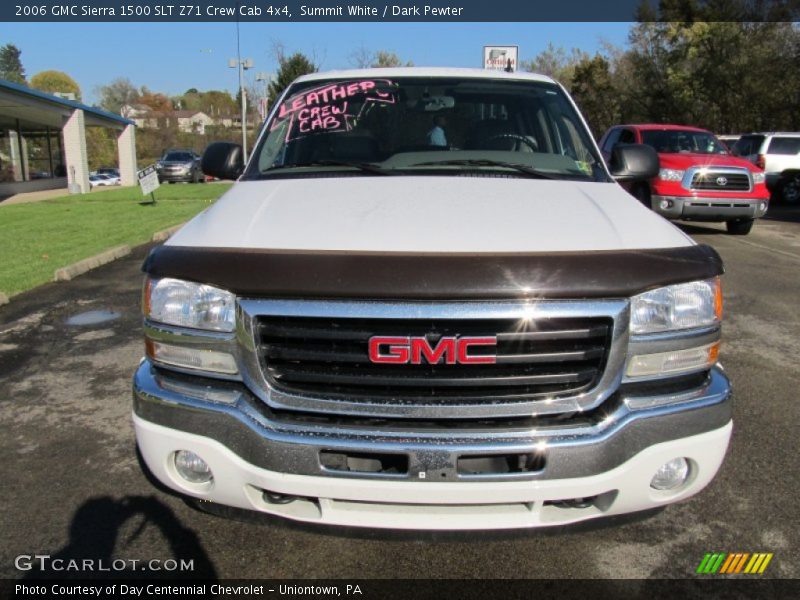 Summit White / Dark Pewter 2006 GMC Sierra 1500 SLT Z71 Crew Cab 4x4