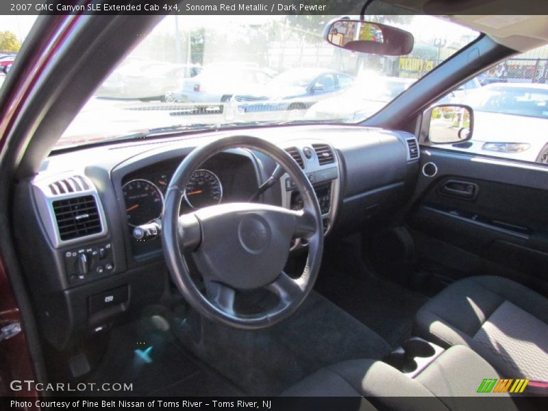 Sonoma Red Metallic / Dark Pewter 2007 GMC Canyon SLE Extended Cab 4x4