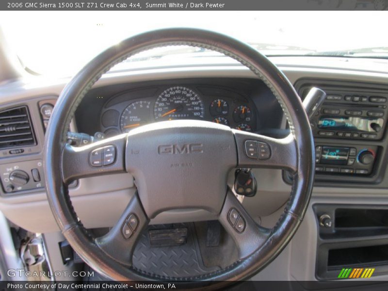 Summit White / Dark Pewter 2006 GMC Sierra 1500 SLT Z71 Crew Cab 4x4