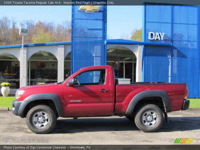 Impulse Red Pearl / Graphite Gray 2006 Toyota Tacoma Regular Cab 4x4